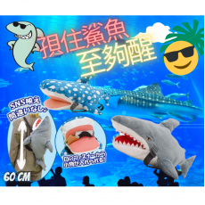 可愛鯊魚背囊